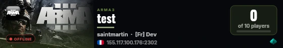 test live status badge