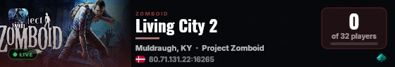 Living City 2 live status badge