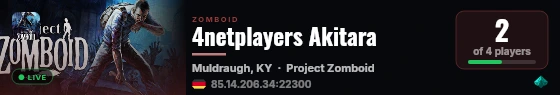4netplayers Akitara live status badge