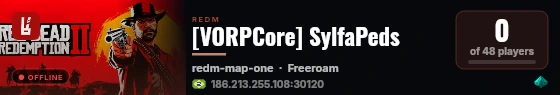 [VORPCore] SylfaPeds live status badge