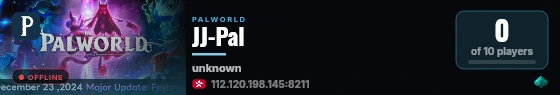 JJ-Pal live status badge