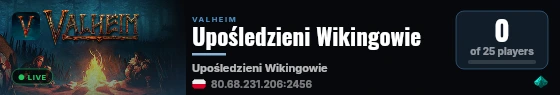 Upośledzieni Wikingowie live status badge