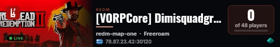 [VORPCore] Dimisquadgr RedM T live status badge
