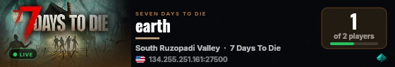 earth live status badge