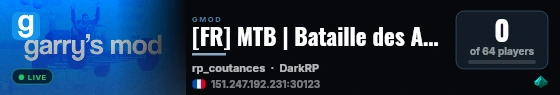 [FR] MTB | Bataille des Ardennes | SERIOUS RP live status badge