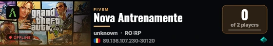 Nova Antrenamente live status badge