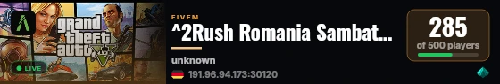 ^2Rush Romania Sambata 21:15 MEGA BONUS live status badge