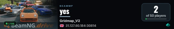 yes live status badge