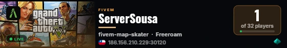 ServerSousa live status badge