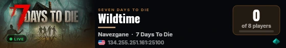 Wildtime live status badge