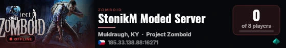 StonikM Moded Server live status badge