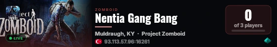 Nentia Gang Bang live status badge