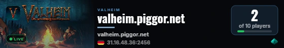 valheim.piggor.net live status badge