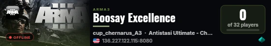 Boosay Excellence live status badge