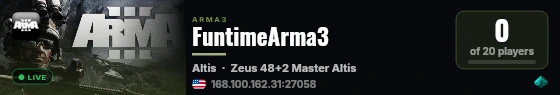 FuntimeArma3 live status badge