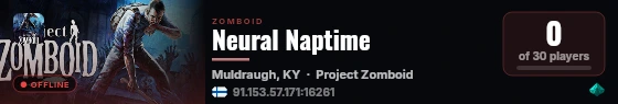 Neural Naptime live status badge