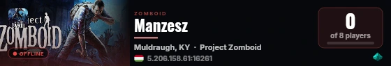 Manzesz live status badge