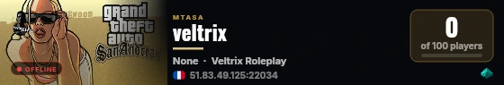 veltrix live status badge