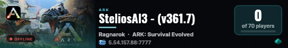 SteliosAl3 - (v361.7) live status badge
