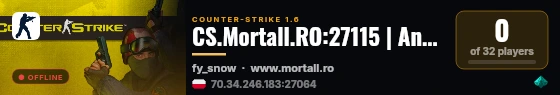 CS.Mortall.RO:27115 | Anti-Cheat live status badge