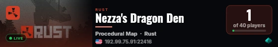 Nezza's Dragon Den live status badge