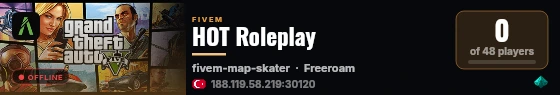 HOT Roleplay live status badge