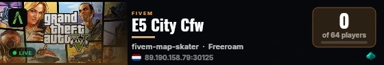 E5 City Cfw live status badge