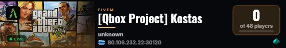 [Qbox Project] Kostas live status badge