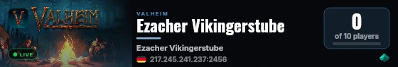 Ezacher Vikingerstube live status badge