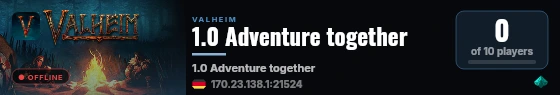 1.0 Adventure together live status badge
