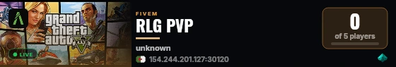 RLG PVP live status badge