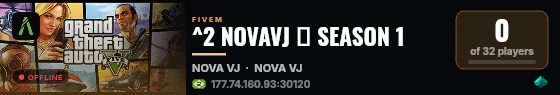 ^2 NOVAVJ ≫ SEASON 1 live status badge
