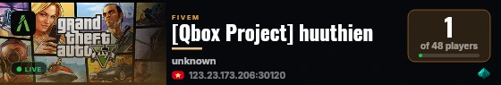 [Qbox Project] huuthien live status badge