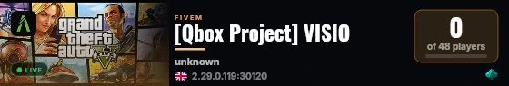[Qbox Project] VISIO live status badge