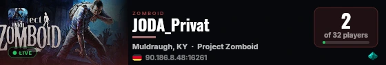 JODA_Privat live status badge