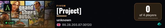 [Project] live status badge
