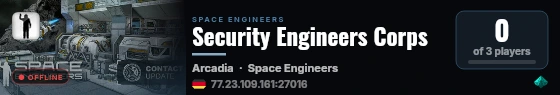 Security Engineers Corps live status badge