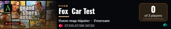 Fox  Car Test live status badge