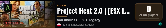 Project Heat 2.0 | [ESX Legacy] live status badge