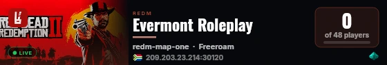 Evermont Roleplay live status badge