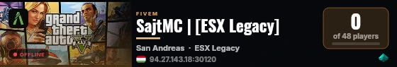 SajtMC | [ESX Legacy] live status badge