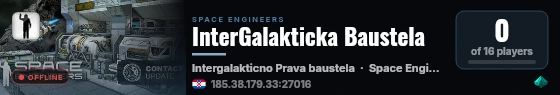 InterGalakticka Baustela live status badge