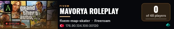 MAVORYA ROLEPLAY live status badge