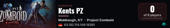 Kents PZ live status badge