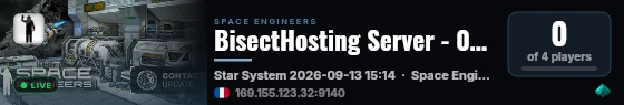 BisectHosting Server - 089b226f live status badge