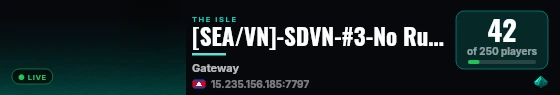 [SEA/VN]-SDVN-#3-No Rules live status badge