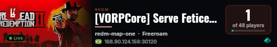 [VORPCore] Serve Feticeira live status badge
