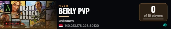 BERLY PVP live status badge