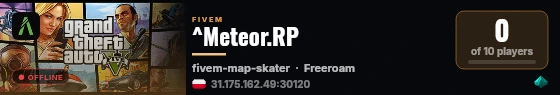 ^Meteor.RP live status badge
