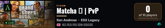 Matcha 💚 | PvP live status badge